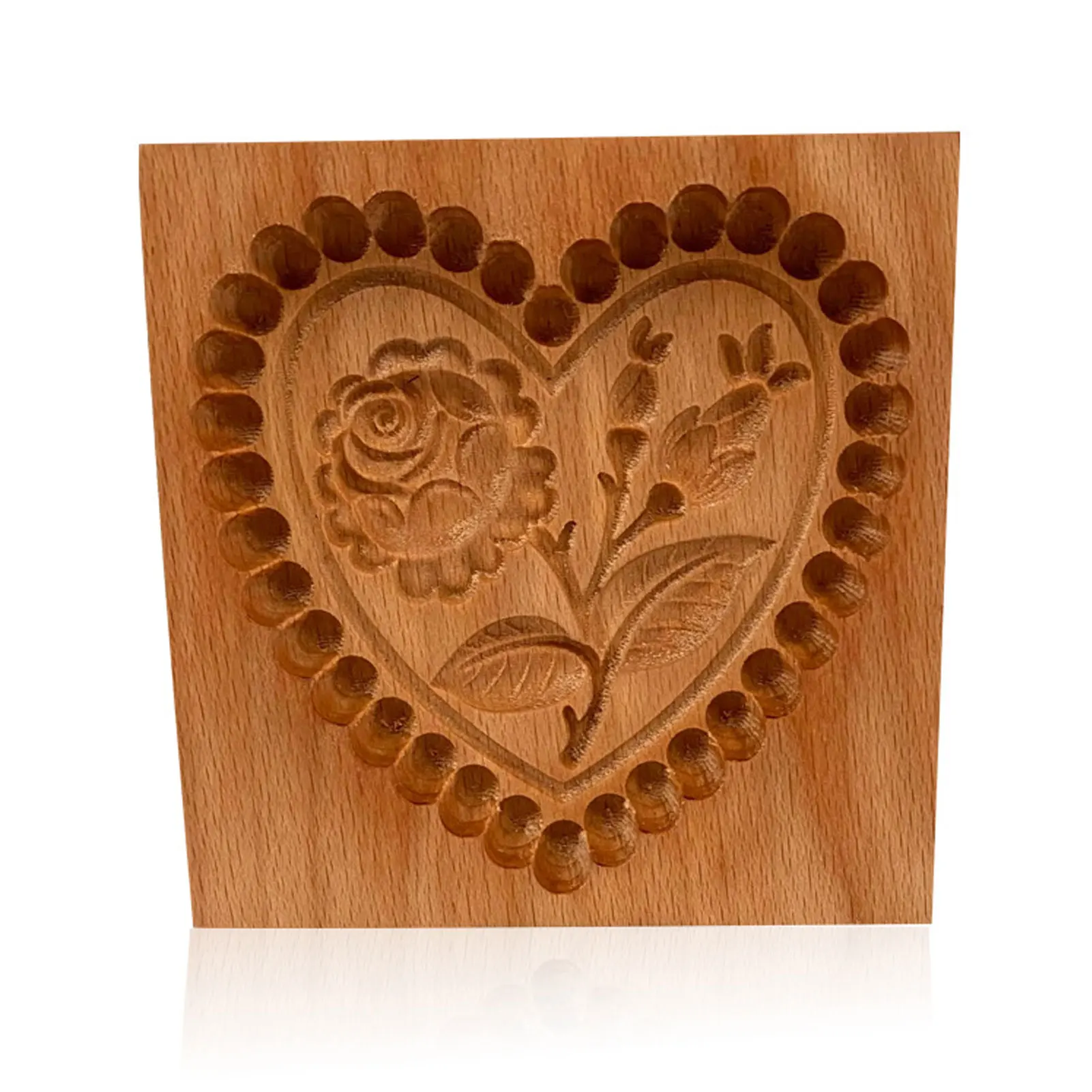 

Flower Pattern Cookie Mold Delicate Antiskid Tasteless Non-Toxic for Home Kitchen DIY Baking J2Y