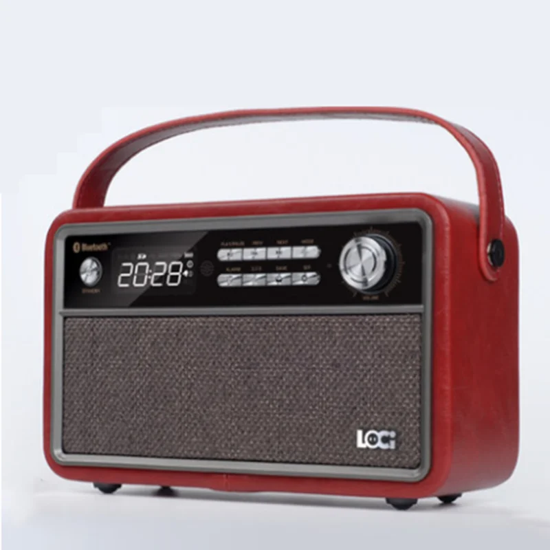 

Rechargeable Wooden Alarm Clock Bluetooth Speaker Multifunction Retro Alarm Clock Radio Electronic Novelty Budzik Desk Clock
