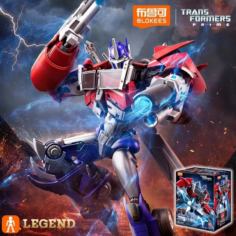 Фото Blokees Transformers: Prime Optimus Prime, серия Legend, коллекционная фигурка, подвижная модель, аниме-конструктор, игрушка для сборки, декор, подарок №1