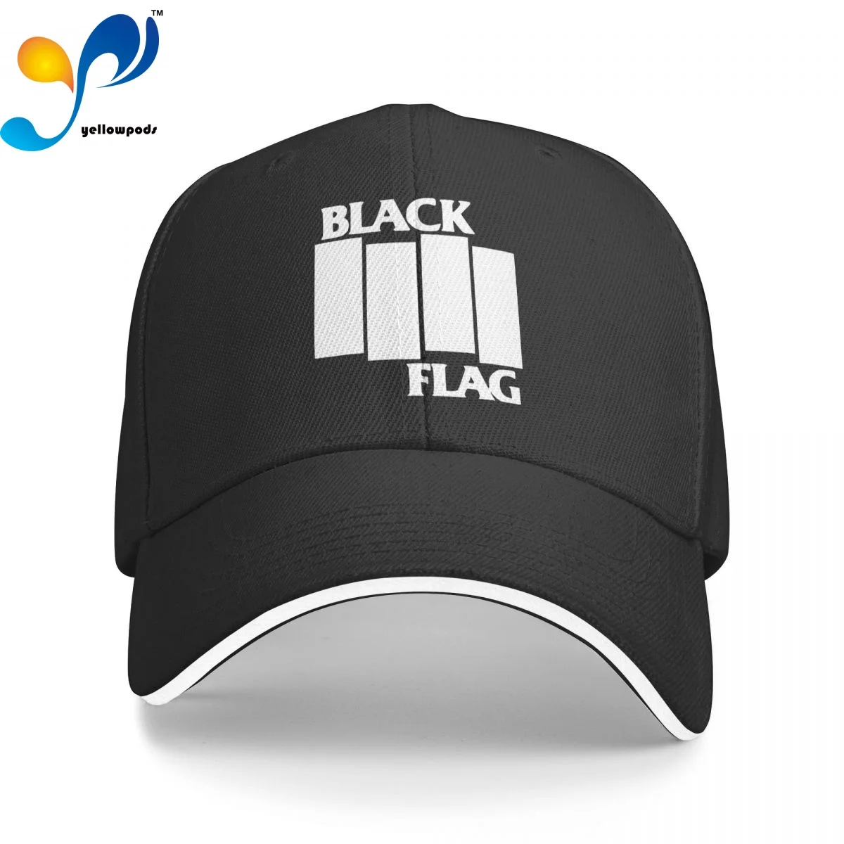 

BLACK FLAG Rock Band Trucker Cap Snapback Hat for Men Baseball Mens Hats Caps for Logo
