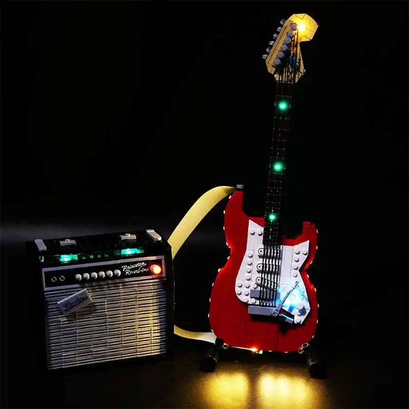 Продвинутый набор светодиодной подсветки для Lego 21329 Fender Stratocaster (только светодиодная подсветка, без модели из блоков) Высокая производительность (art.: 3920dca2c51b4) - 3920dca2c51b4