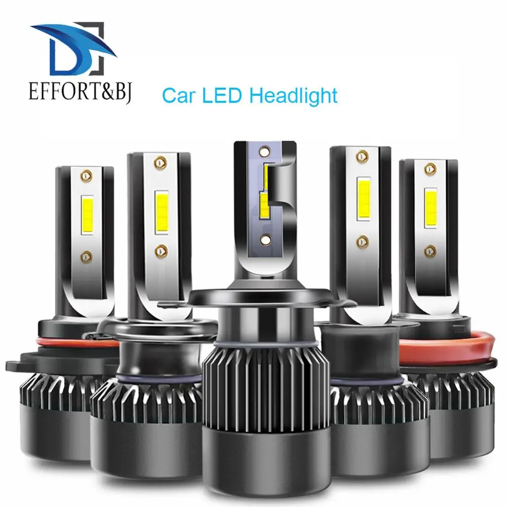 

Effort&BJ Auto Headlamp H7 CSP Light Bulb H1 H4-H/L H8 H9 H11 9005/HB3 9006/HB4 100W 10000LM 6000K G3 Car LED Headlight