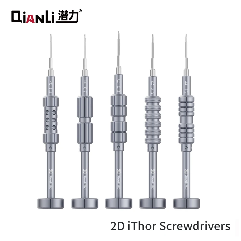 

QIANLI 2D Precision Screwdriver Set Anti-Rust Anti-Slip Hand Tools For iPhone Repair Disassembly Tool Y 0.6 Convex Cross
