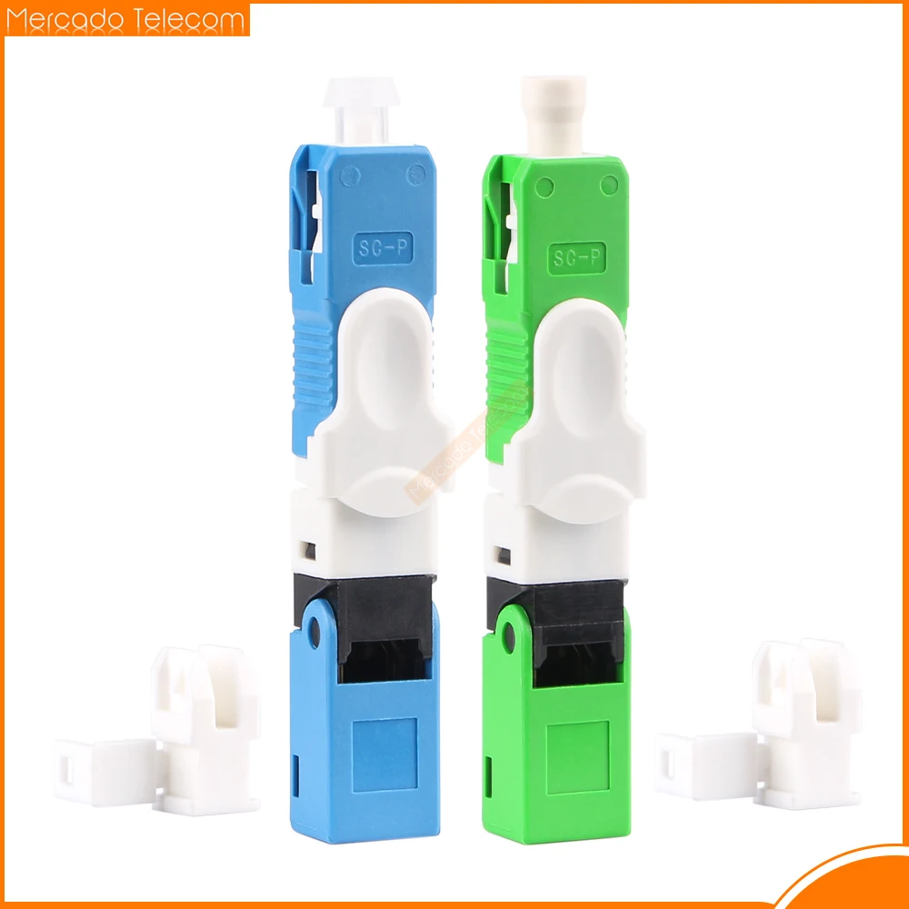 

4500pcs big sale ESC250D SC APC and SC UPC Single-Mode Fiber Optic Quick Connector FTTH SM Optic Fast Connector Free Shipping