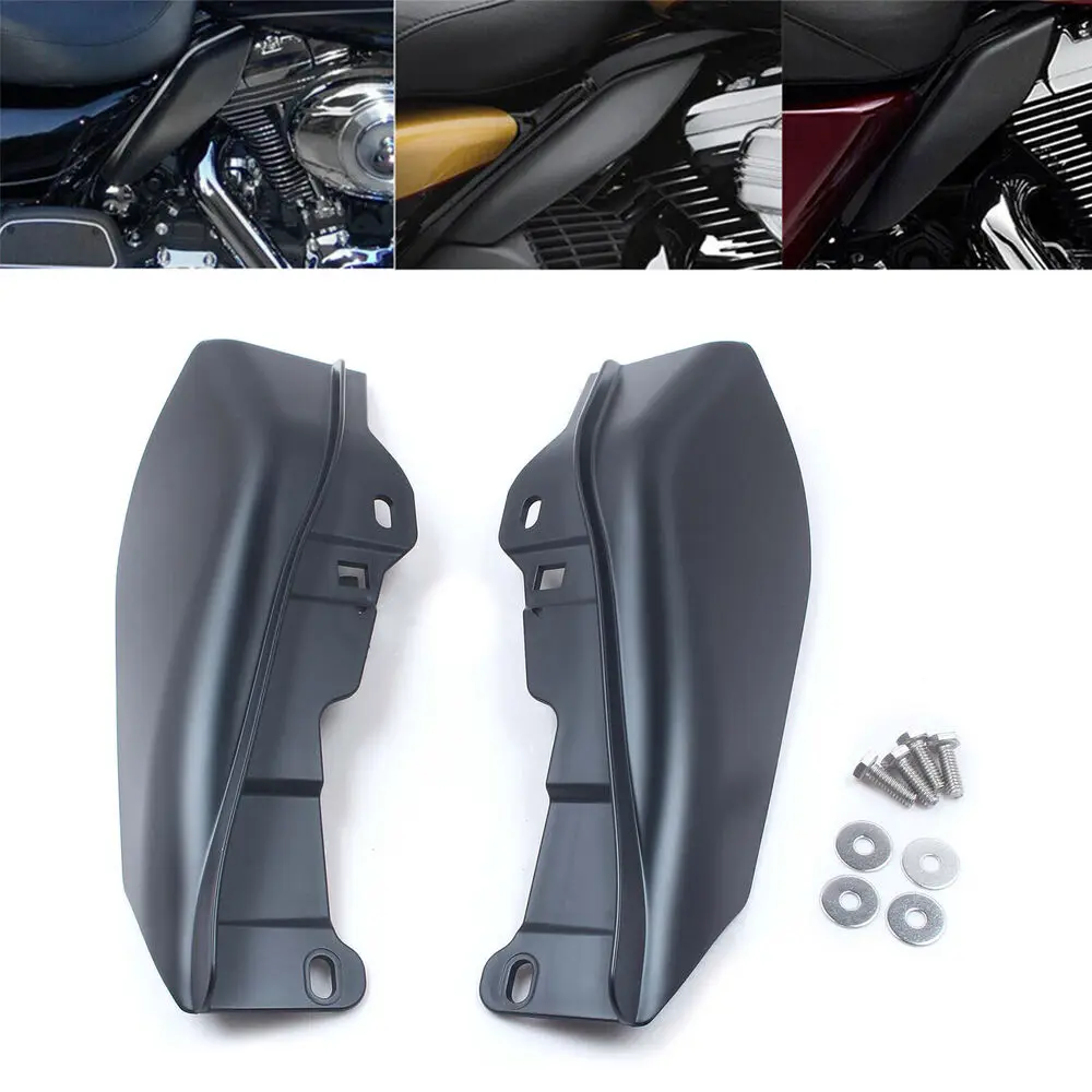 

Matte Black Mid-Frame Air Deflector Heat Shield Fit for Harley Tri Electra Road Glide 2009-2016