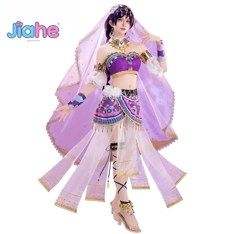 Фото Tojo Nozomi аниме LoveLive костюмы для косплея танцевальная дива пробуждение милое платье Хэллоуин вечерние ролевые игры одежда S-X NewL №1