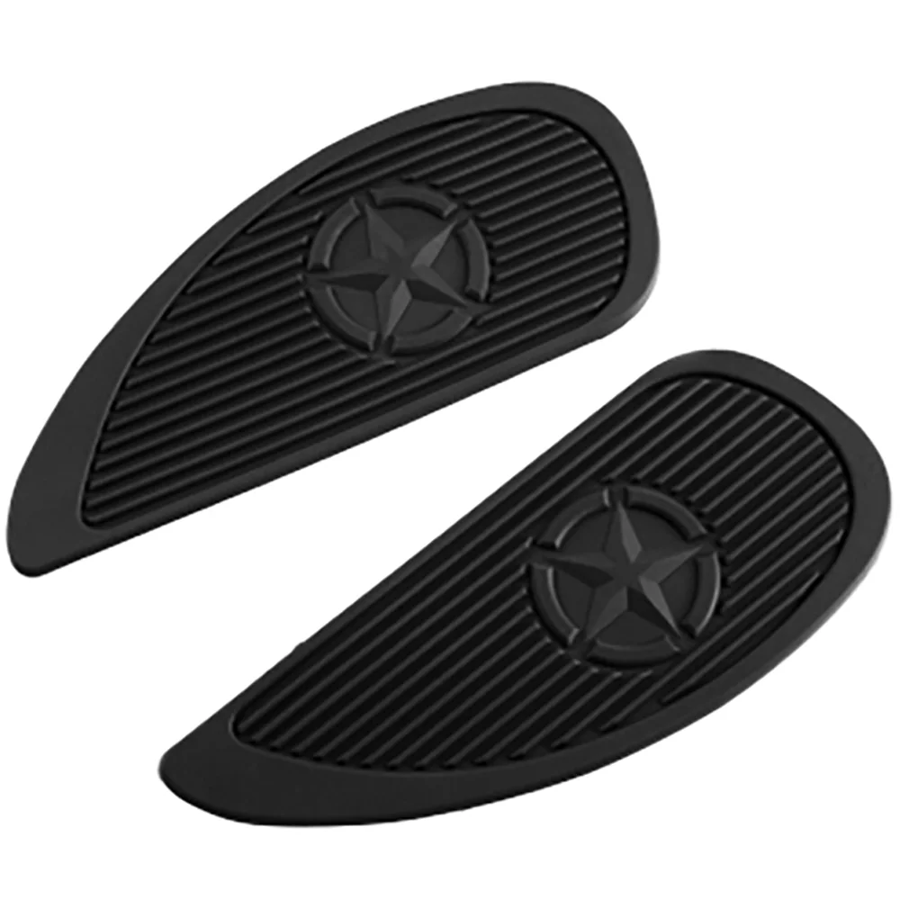 

Универсальная противоскользящая накладка на бак для мотоцикла, боковая классическая винтажная ретро-газовая топливная наколенница, ретро-протектор, наклейка, оболочка