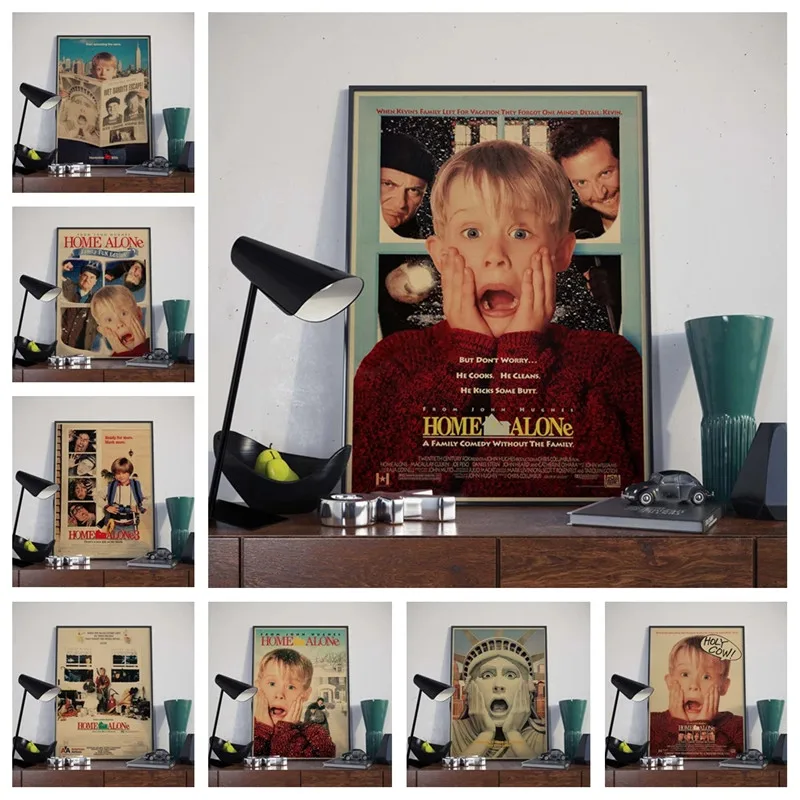 

Home Alone Movie Print Art Canvas Poster For Living Room Decor Home Wall Picture