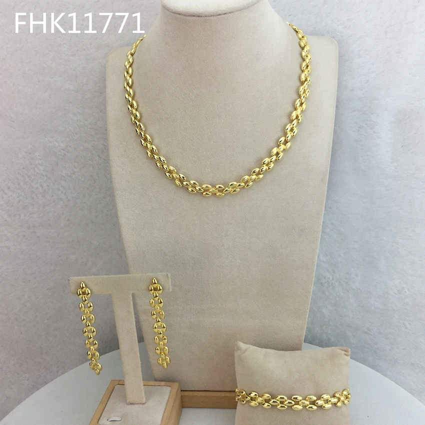 

Дубай ювелирные наборы для женщин африканские Роскошные ювелирные изделия Итальянские Позолоченные Ювелирные наборы