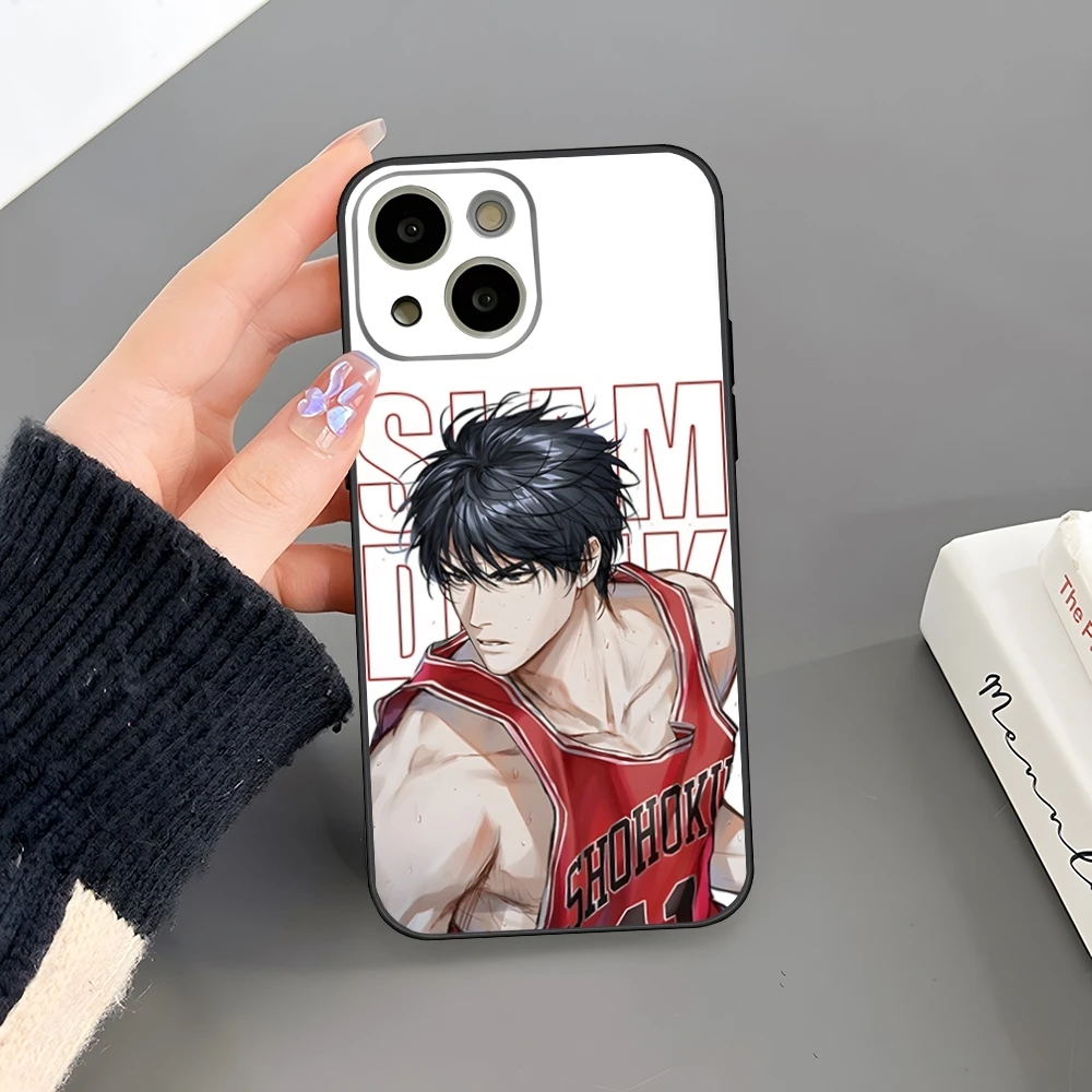 Чехол для телефона с аниме-дизайном Slam-Dunk для iPhone 17 Air, 15 Pro Max, 14 Pro, 16 Plus, 12, 13, 11, XR, X, XS, 8, 7 Plus (задняя крышка) (art.: 3920dbe86a321) - 3920dbe86a321