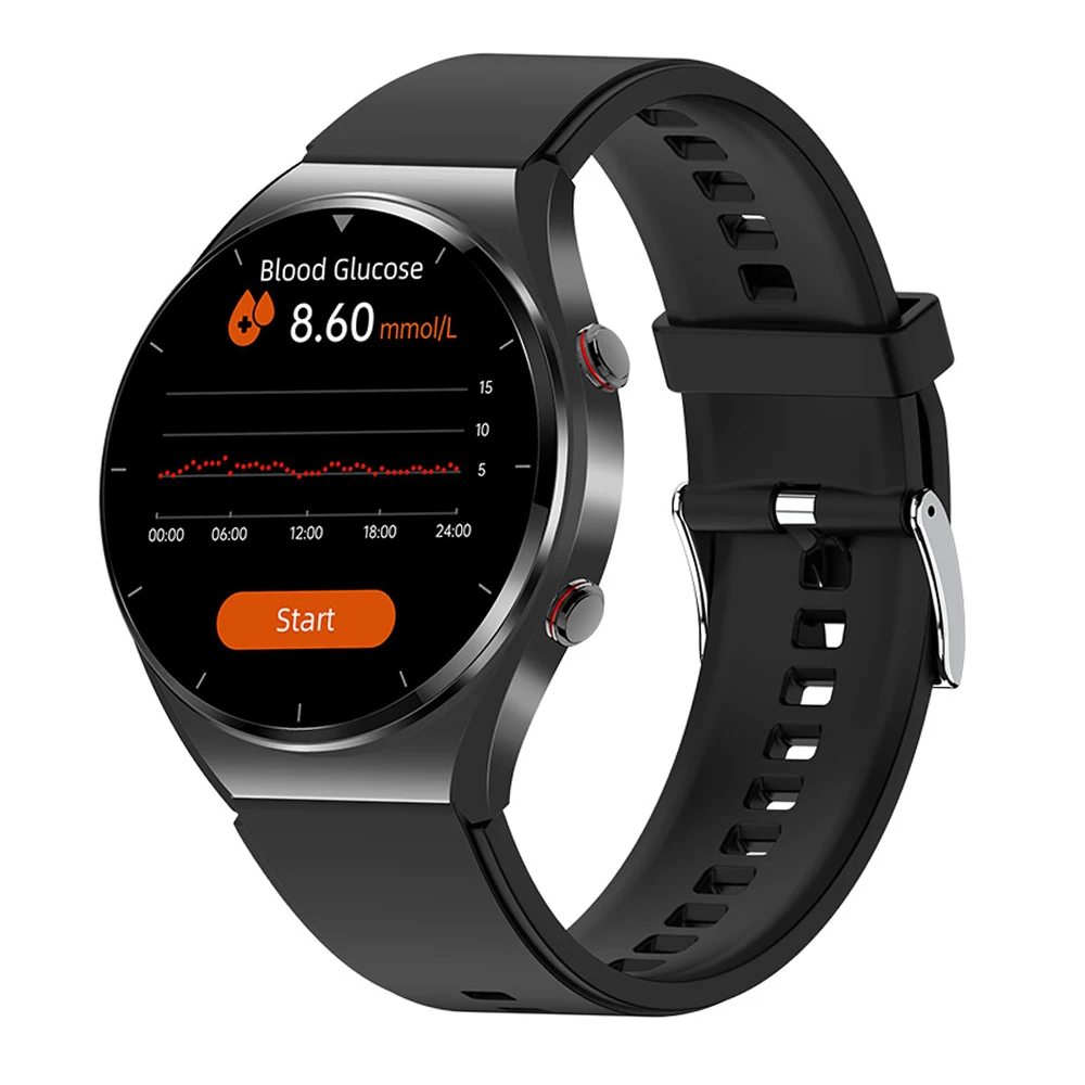 

Non-Invasive Blood Glucose ECG+PPG Smart Watch Men Heart Rate Blood Pressure Health Smartwatch IP67 Waterproof Sport Watch