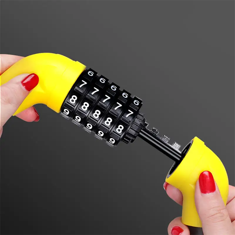 Велосипедный замок 5-значный код комбинированный велосипедный оборудование для