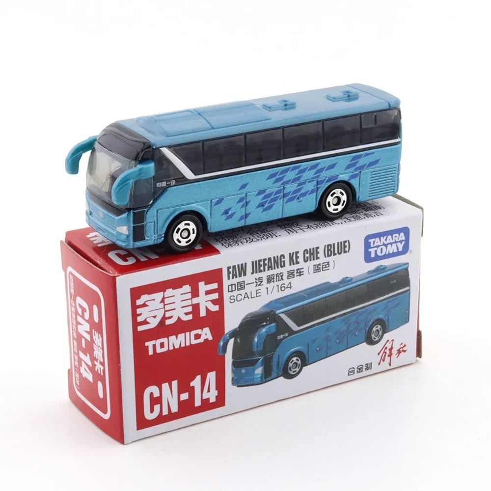 TAKARA TOMY Tomica 1/64 Такси Полицейский Китайский автобус Красный флаг