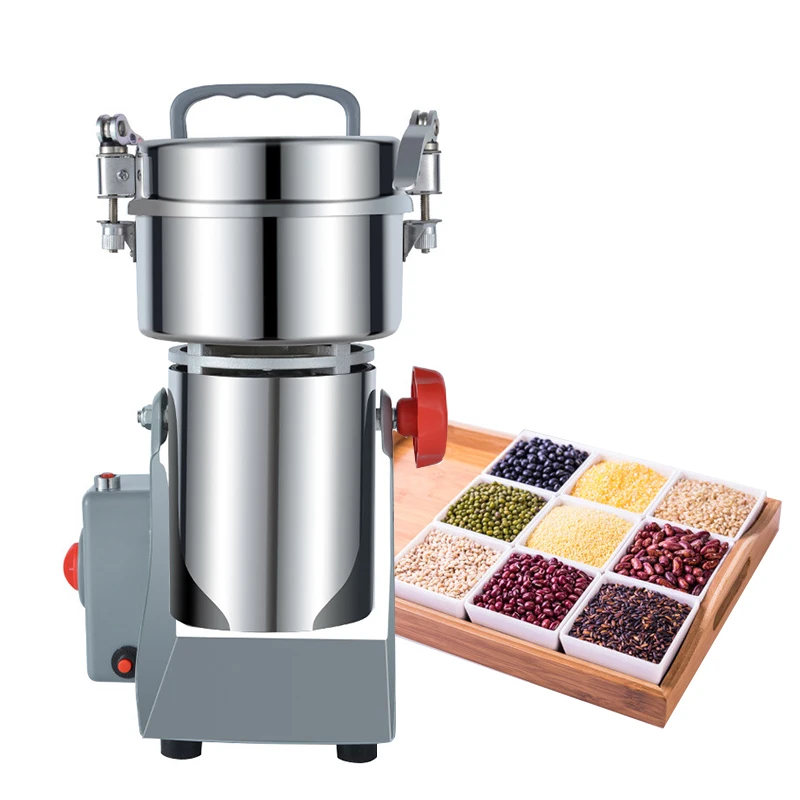 Electric Dry Food Grinder 800g Swing Type Grains Herbal Powder Miller Coffee Grinding Spices Cereals Mill Crusher