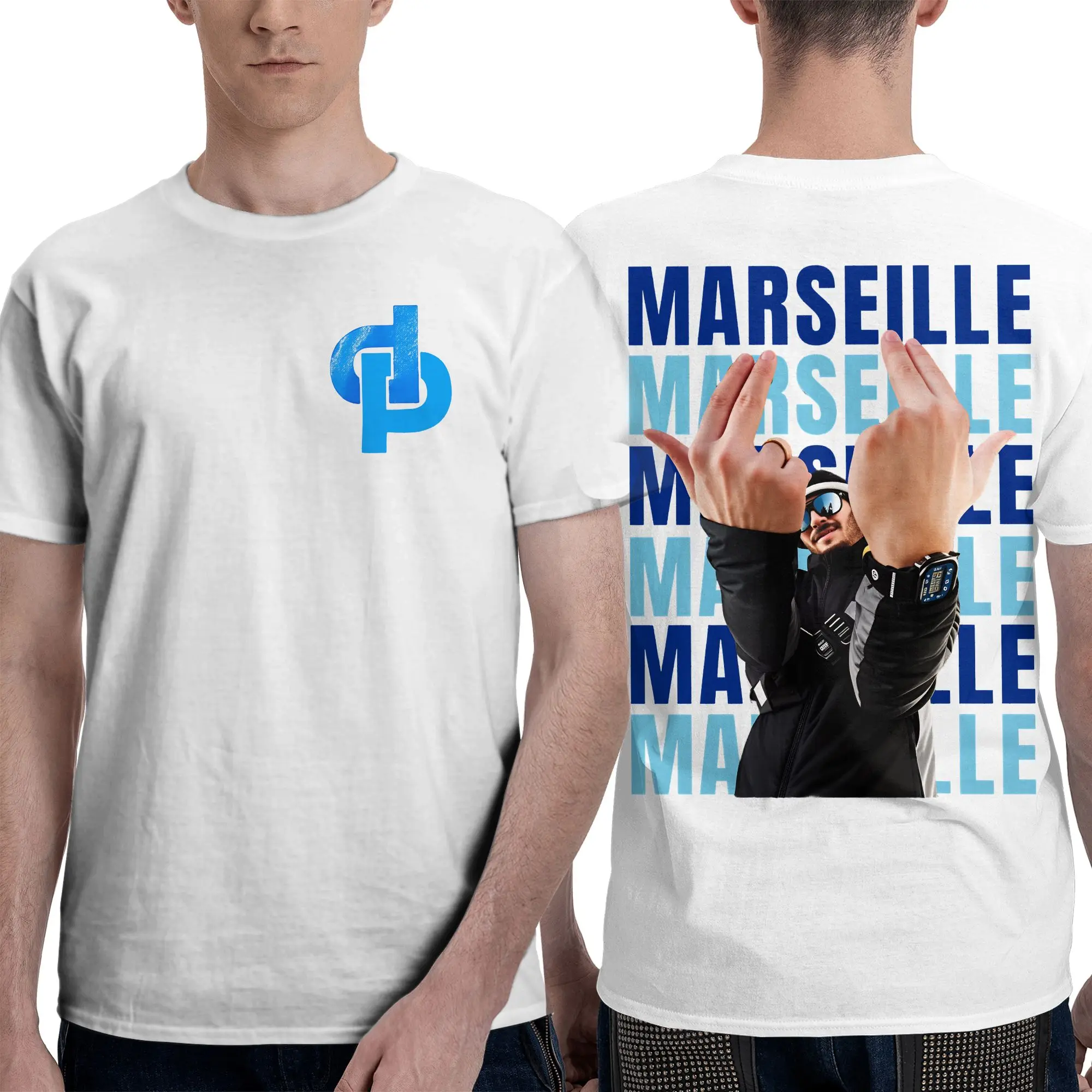 Фото Футболка оверсайз JUL C'est Marseille Bébé Album 2026, хлопковая, в стиле хип-хоп, для взрослых, летняя, с коротким рукавом №1