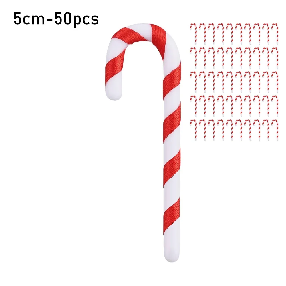 Рождественские украшения из конфетной трости