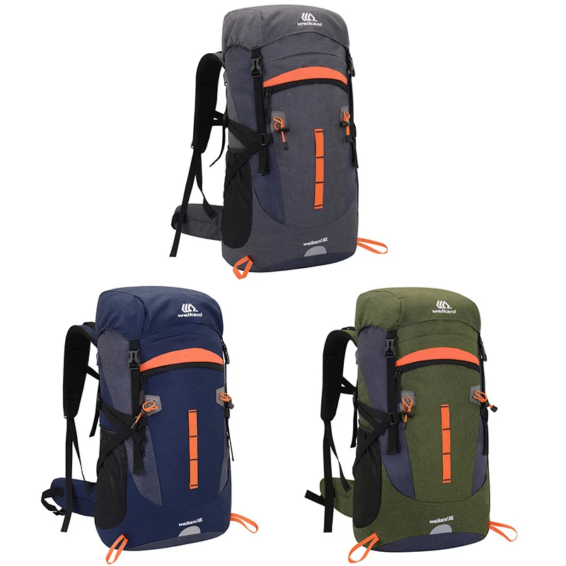 

50L Large Capacity Mountaineering Backpacks for Men Outdoor Sports Waterproof Backpack Camping Hiking Travel Men's Backpack