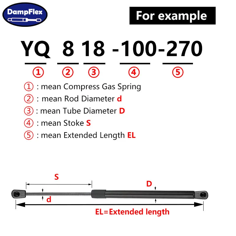 

1 шт. 400N/90LB 8X18 автомобильные газовые стойки пружинные амортизаторы подъемные опоры для хранения окон на колесах демпфер ТВ шкаф кемпер заднее окно крышка кровати