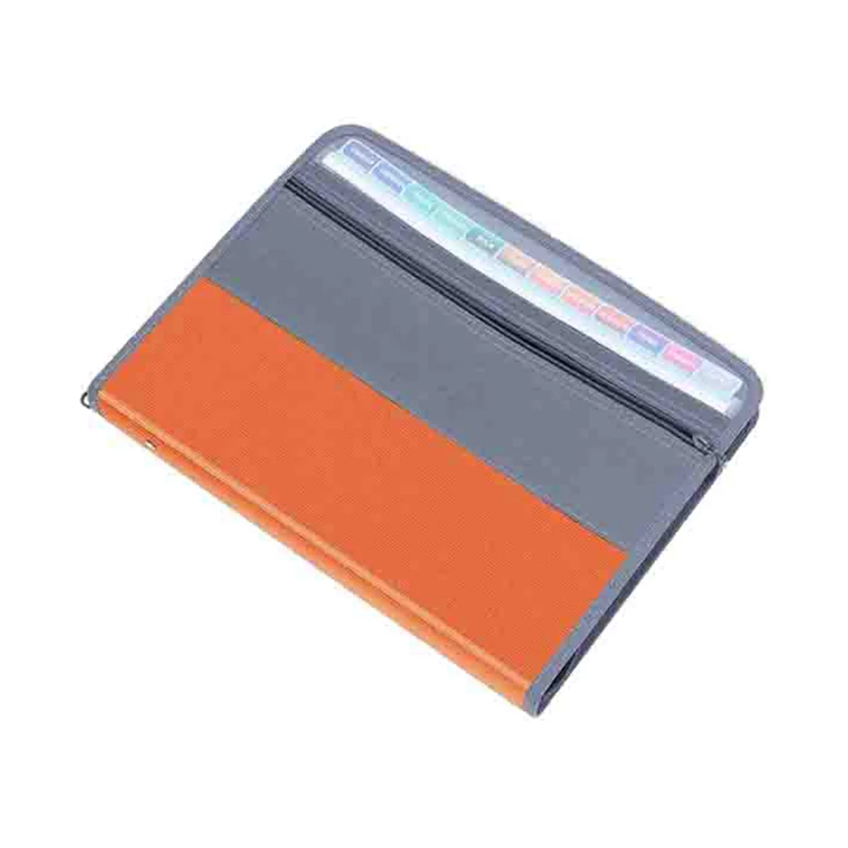 

13 Compartments File Folder Organizer, File Box Organizer with Zipper, Fit A4 Paper, Banknote, Document Receipt D
