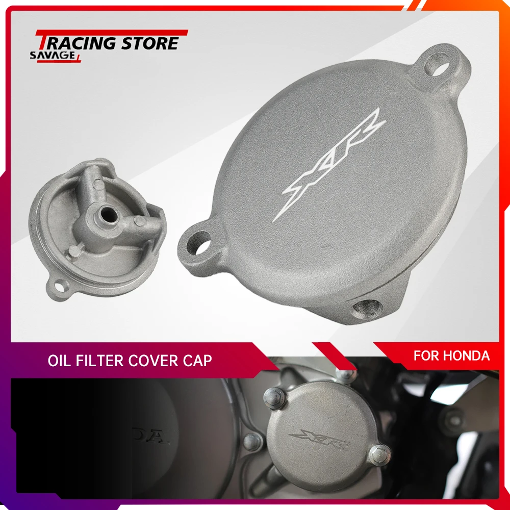 

Engine Oil Filter Cover For HONDA XR400R 1996-2004 TRX400 1999-2014 Motorcycle Accessories Clearness Guard Cap XR 400R TRX 400