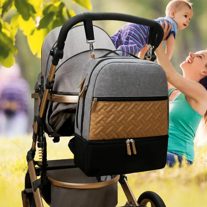 

Рюкзак для подгузников для мам, модная изолированная сумка для смены малышей и беременных, большая многофункциональная переноска, дорожная сумка для ребенка
