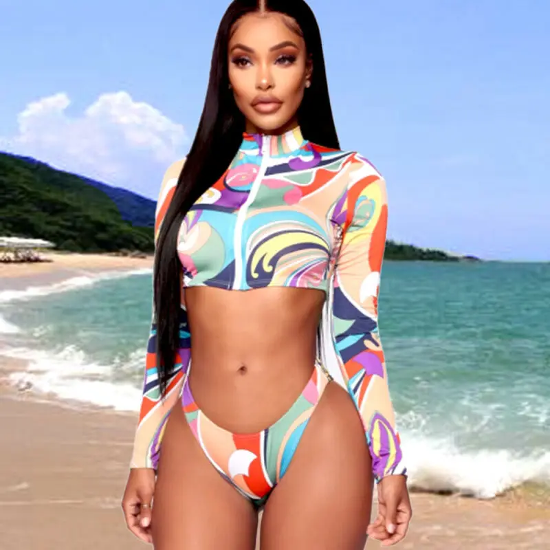 

Sexy High Waist Padded Bra Bikini Set Women Swimsuit Push-up Swimwear Brazilian Bathing Suit