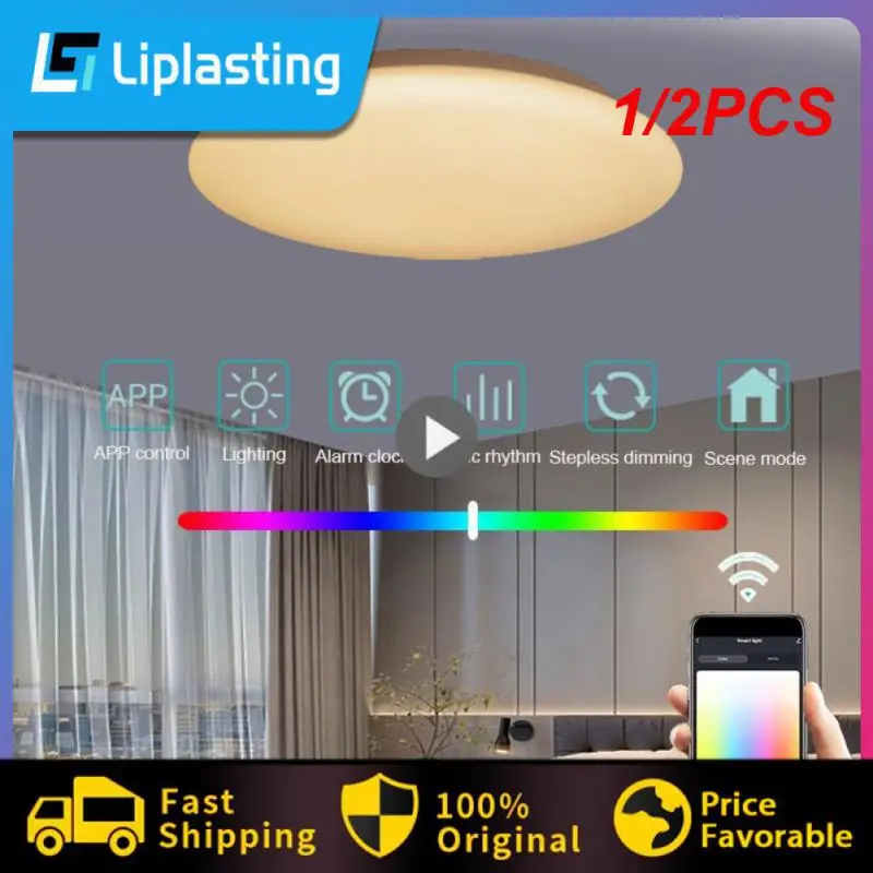 

1/2PCS Smart Ceiling Light L1 -350 Zigbee 3.0 Color Temperature Bedroom Led Lamp Light Work with APP Apple