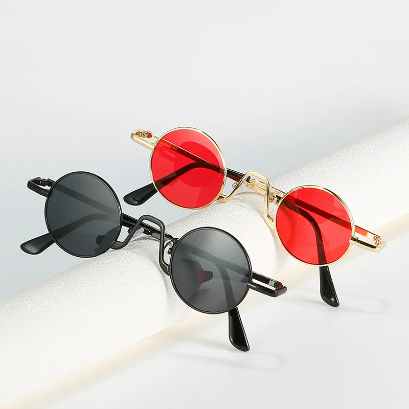 

Designer Circular Polarized Sunglasses Men Women Retro Sunglasses Men Women Metal Frame Glasses Prince Mirror