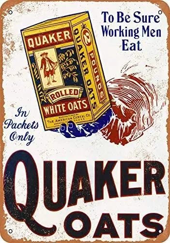 SRongmao 8X12 металлический знак Quaker Oats