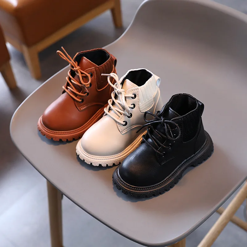 

Children Casual Shoes for Girls Shoes Thick Bottom Autumn Fashion Boy Boots Ankle Boots Cotton Winter Baby Fleece Shoes