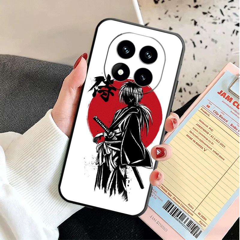 Фото Мягкий силиконовый чехол для телефона Xiaomi Redmi Note 15 14 13 12 с аниме-дизайном Rurouni Kenshin, для моделей 11 Pro Plus 12S 11S 10S 10 11T 5G №4