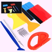scraper for car window film car vinyl wrap tool kit glass cleaning can be used for mobile phone film car accessories 12pcs small