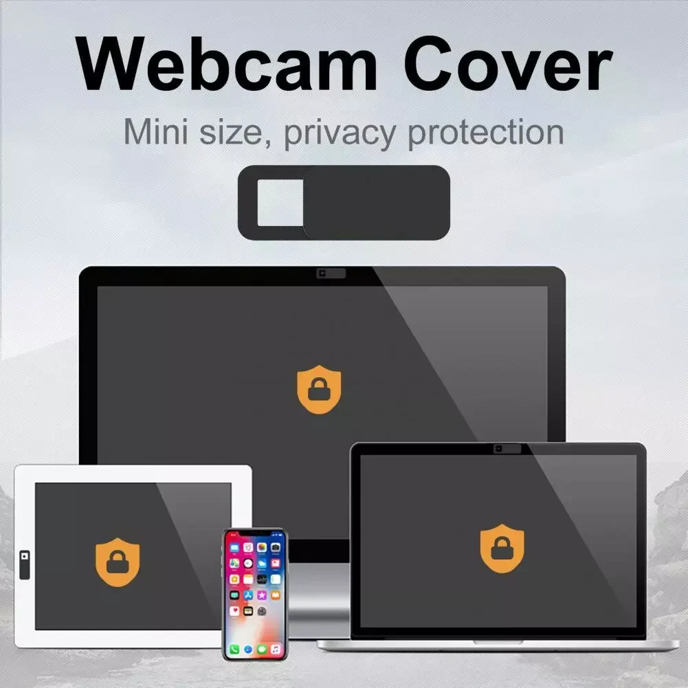 

Webcam Cover Strong Suction Dust-proof Privacy Protection Anti-peep Long Ultra-thin Camera Sticker Slider for Laptop