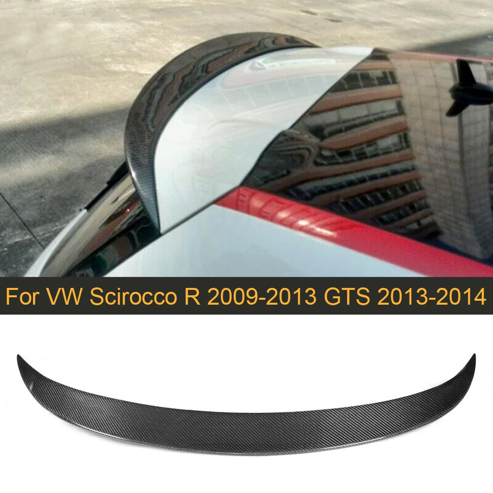 

Carbon Fiber Rear Roof Spoiler Wing For Volkswagen VW Scirocco R 2009-2013 For Scirocco GTS 2013-2014 Non Standard Rear Spoiler