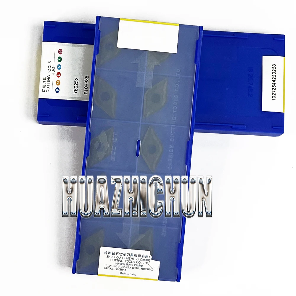 HUAZHICHUN DNMG 150608 -PM YBC252 Твердосплавная пластина с ЧПУ для внутреннего токарного