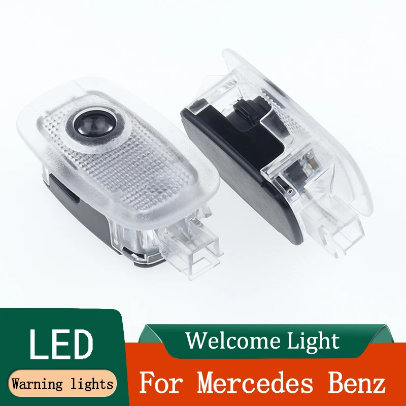 

Светодиодный проектор приветственного света двери автомобиля, лазерная лампа для Mercedes Benz S Class W221 AMG V Vito W447 W640 CL C216, автоаксессуары