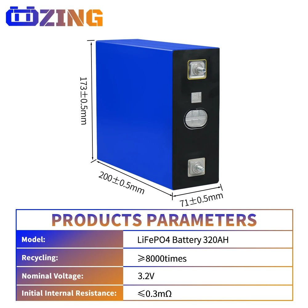 Аккумулятор литий-ионный 3 2 V 320 Ач