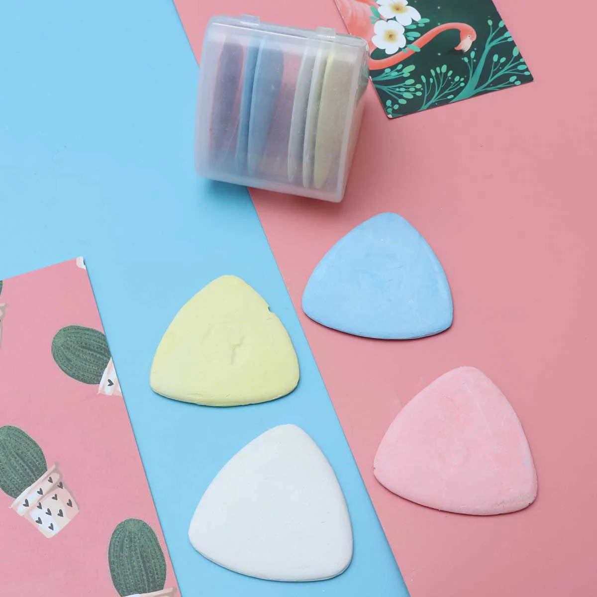 

Chalk Fabric Sewing Tailor S Marker Tailors Triangle White Garment Colorful Seamstress Holder Sharpener Maker Dressmakers