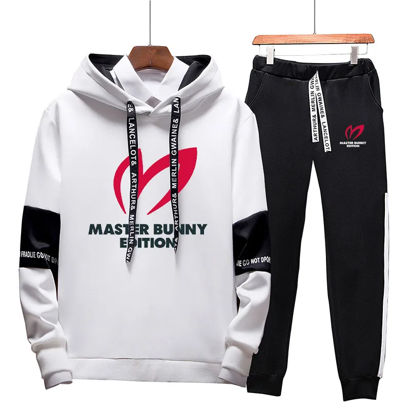 

2022 Hoodie set for Mens and Women's Fashion Tracksuit Letter Printing Oversize Hoodies Harajuku Hip Hop Streetwear Suits
