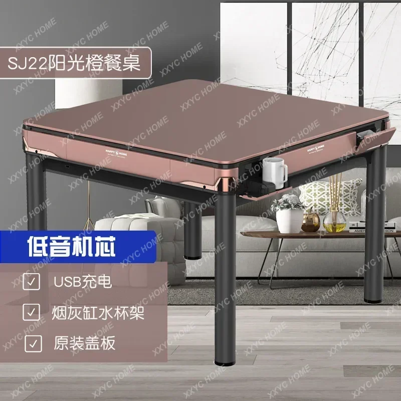 Электрическая машина для маджонга Автоматический обеденный стол Стол двойного