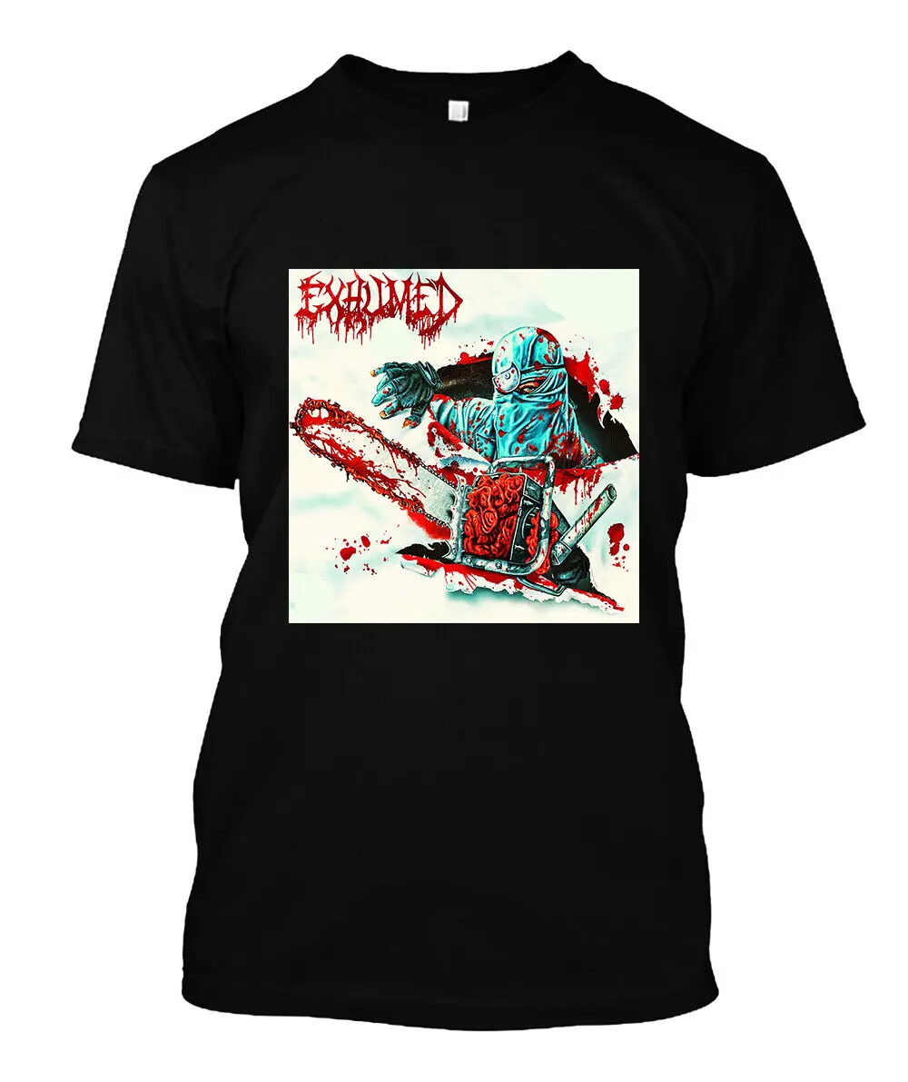 Exhumed logos 4 футболка хлопок