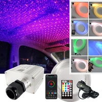 optical fiber lamp twinkle fiber star ceiling kit bluetooth app smart control starry car led light kid room ceiling 16 colors
