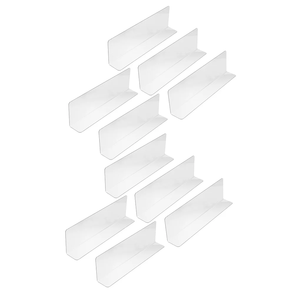 20 шт. перегородка для полки белая книжная полка прозрачная подставка витрины