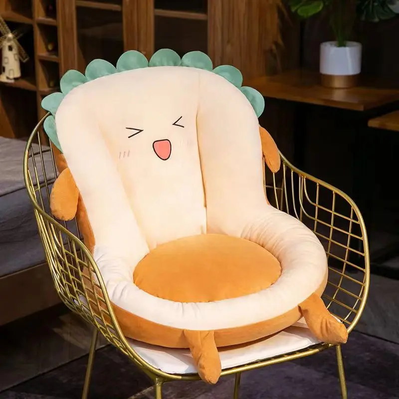Фото Подушка на сиденье Futon, детская Милая цельная подушка на сиденье, подушка на спинку кресла, встроенная офисная напольная подушка №2