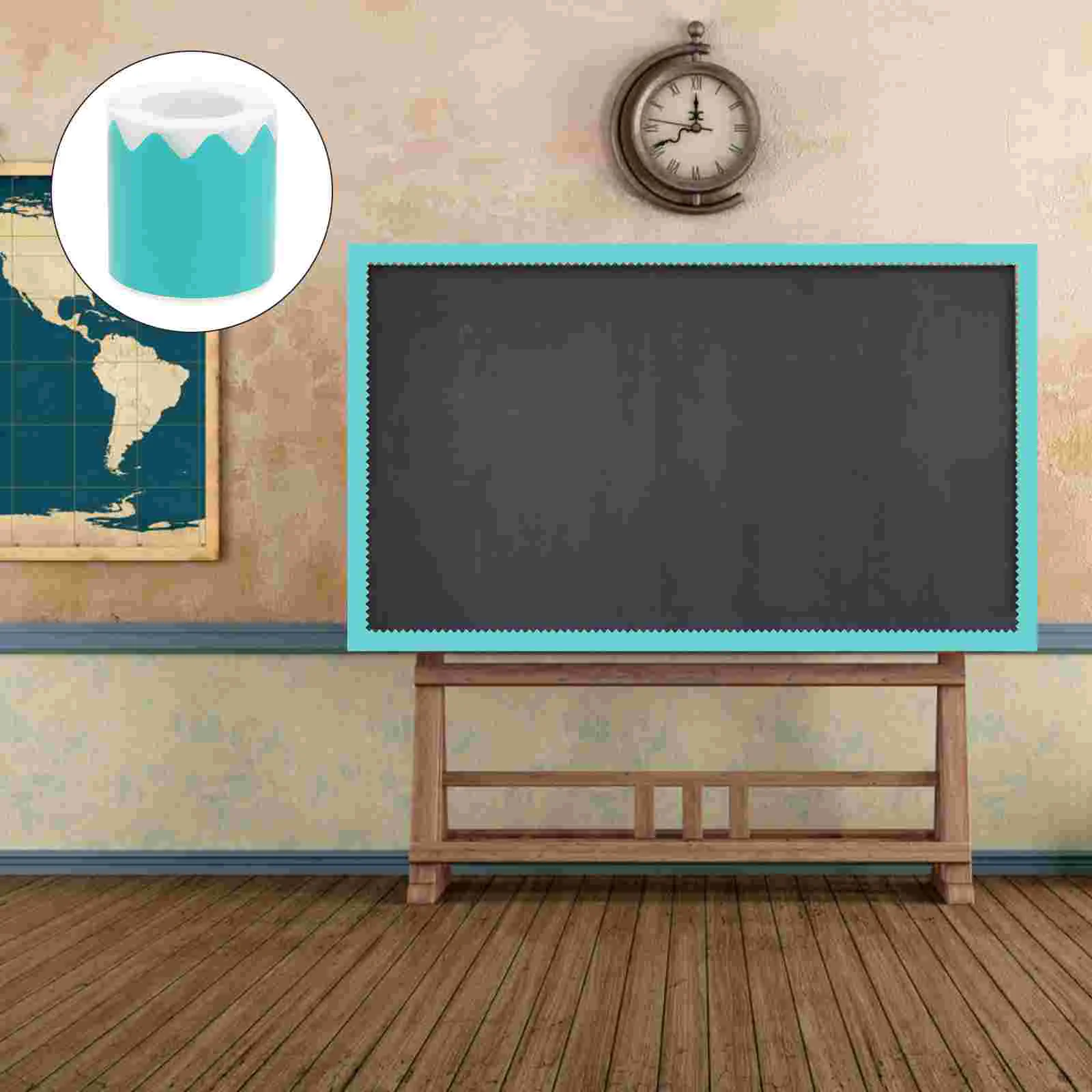 

Sticker Chalkboard Border Wall Blackboard Decal Trim Vinyl Classroom Scene Background Adhesive