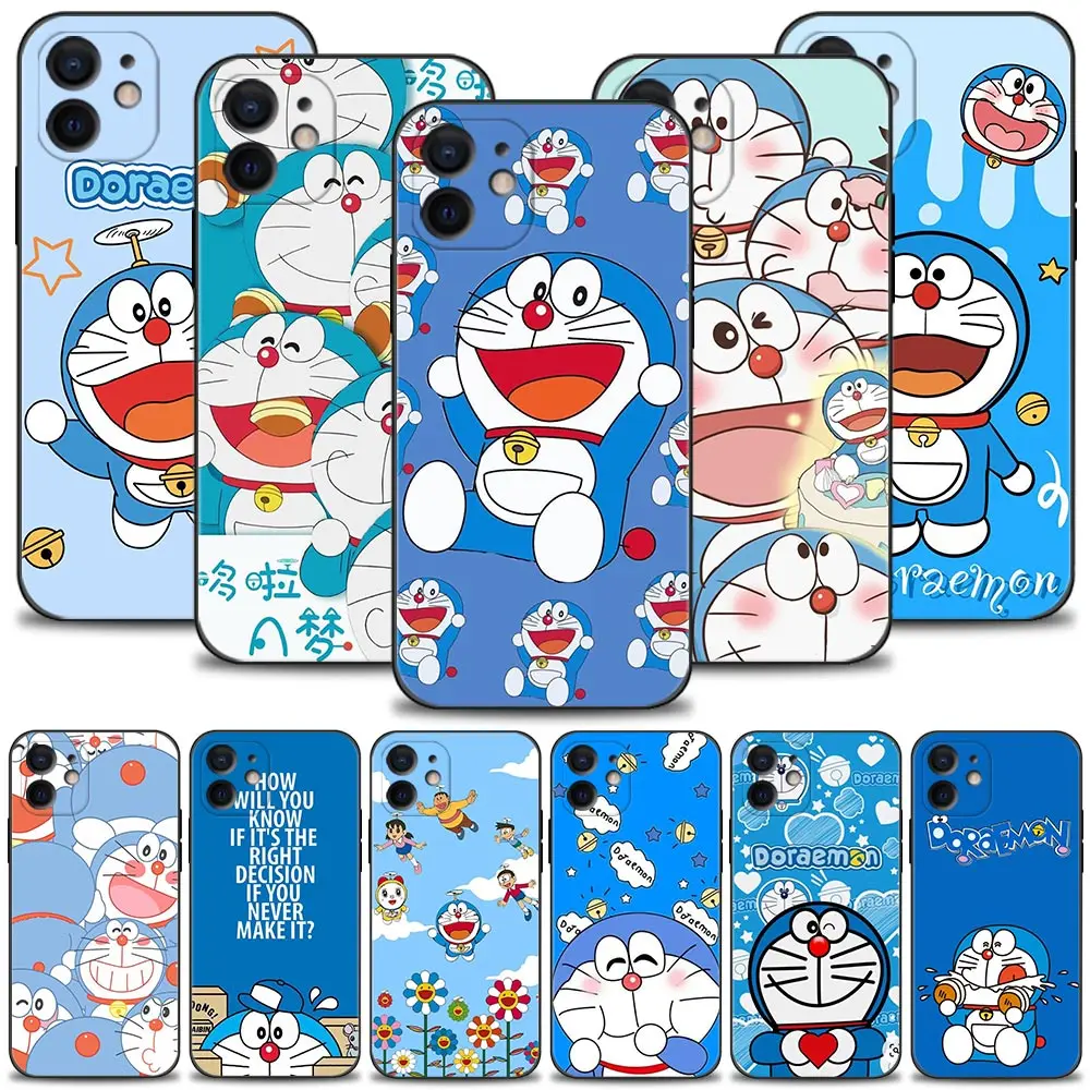 

Phone Case For Apple iPhone 11 13 12 Pro Max Mini 11Pro 12Pro 13Pro X XS XR 6 6S 7 8 Plus 5 5S SE(2020) Coque Anime Doraemon