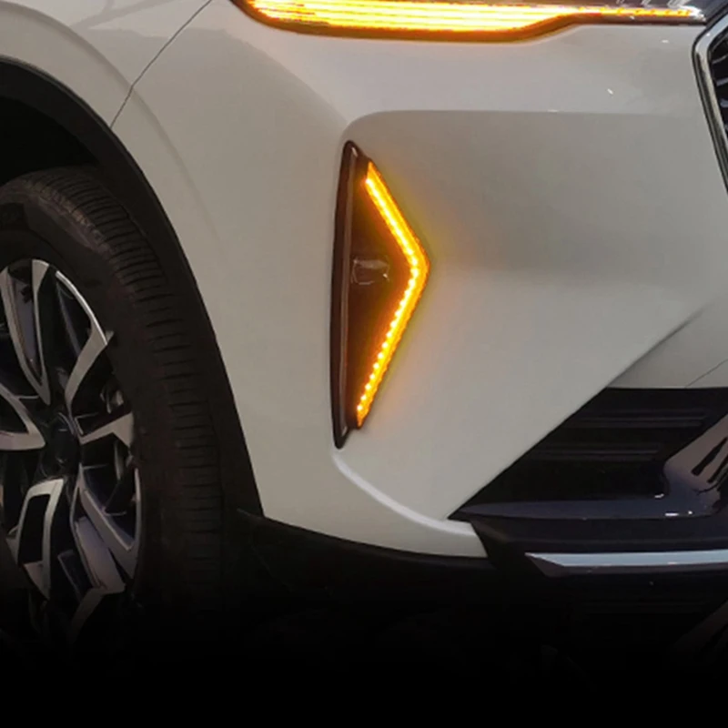 Противотуманные фары на передний бампер автомобиля дневные ходовые огни