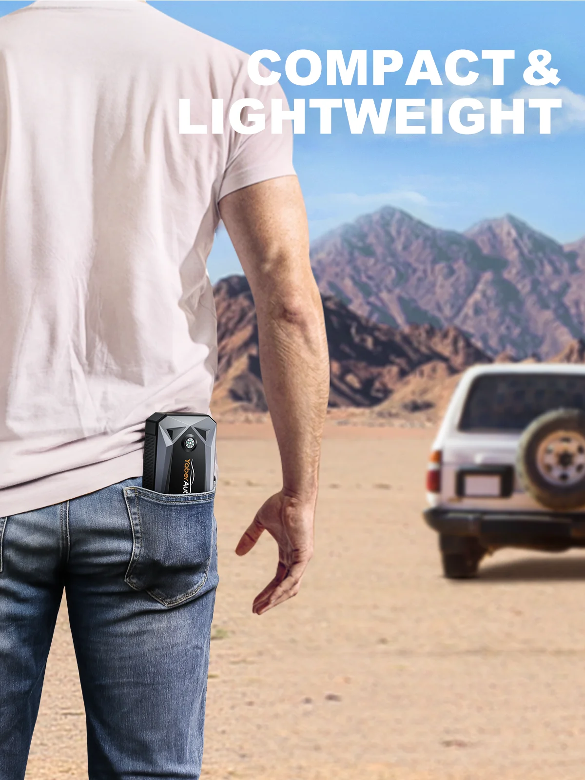 YABER urządzenie do uruchamiania awaryjnego samochodu 4000A 26800mAh akumulator samochodowy Powerbank wzmacniacz akumulatora samochodowego ładowarka bateria zewnętrzna 5 YABER urządzenie do uruchamiania awaryjnego samochodu 4000A 26800mAh akumulator samochodowy Powerbank wzmacniacz akumulatora samochodowego ładowarka bateria zewnętrzna 5