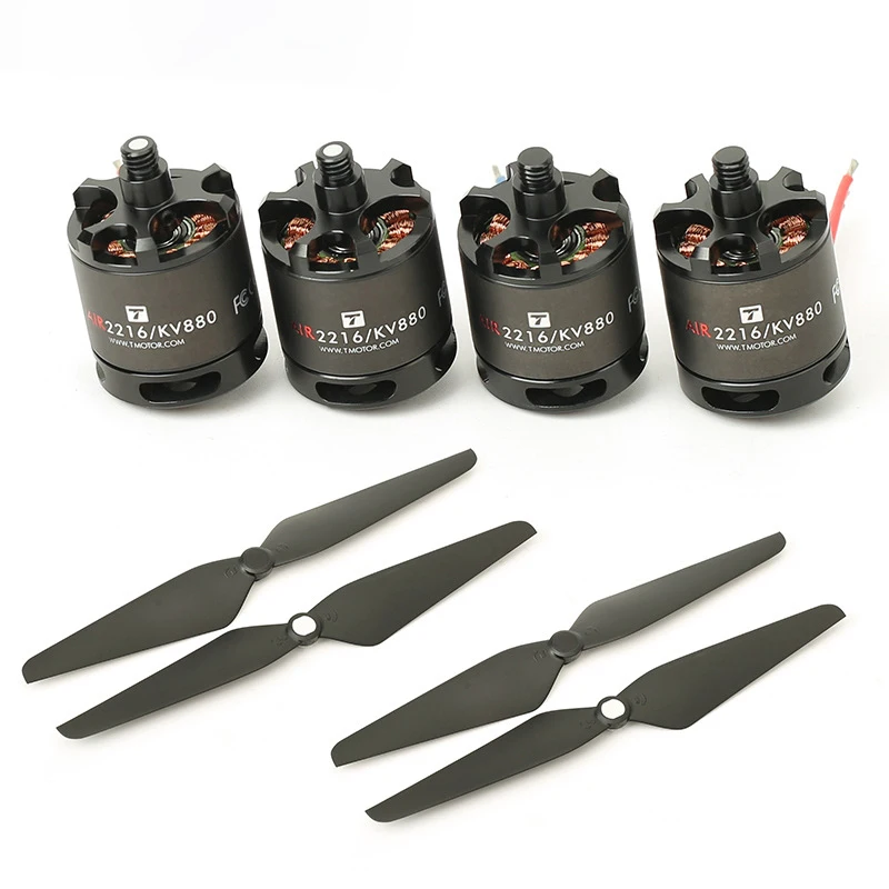 T-motor Air Gear 450 II 4 шт. 2216 AIR2216 KV880 Motor &amp 20A ESC T1045 Props Propeller для RC начинающих Edu Drone Show