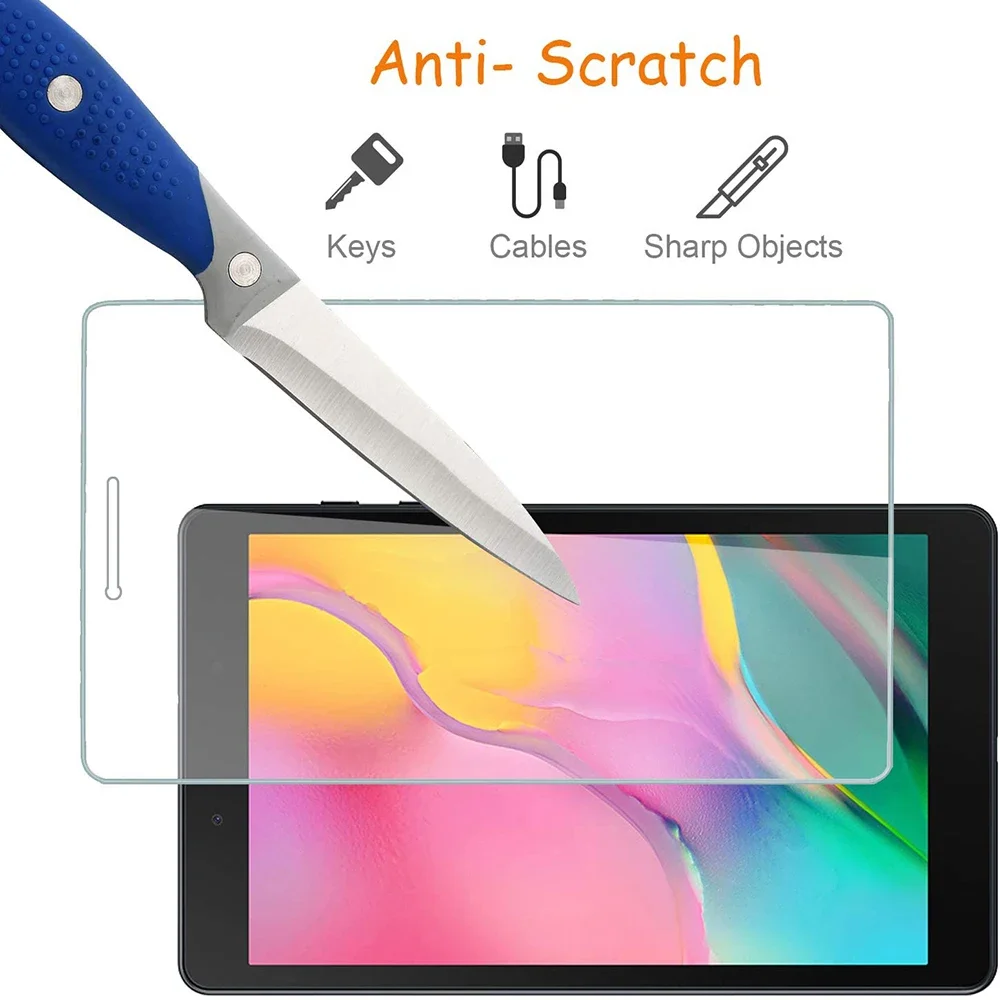 Для Samsung Galaxy Tab A7 A 8.0 10.1 10 5/S4 S5E S6 Lite/S7/E 9 6-подлинная защитная крышка из закаленного
